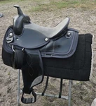 Weaver Derby Originals 16" Black Western Pleasure Trail Saddle + Extras--l K!!!. Fixed Price $275.00.