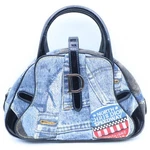 Christian Dior Double Saddle Handbag Navy Denim Canvas X Leather Used 3F5107. Fixed Price $3162.01.