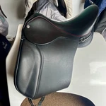 Keith Bryan Santis Dressage Saddle 17.5IN Wide - Premium Performance & Elegance. Fixed Price $1950.00.
