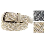 Greg Norman Mens Braided Multi Colored Stretch Golf Belt. Fixed Price $38.00.