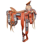 15 " Montura Chedron Charro Horse Saddle Pintada. Fixed Price $1011.00.