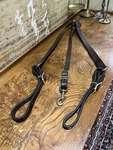 Weaver Leather Breast Collar Horse Tack Brown Brass Hardware Adjustable Nwot. Fixed Price $84.99.