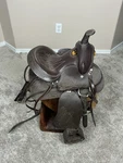 11 Inch Used Fabtron Western Youth Trail Saddle Excellent Condition. Fixed Price $395.00.