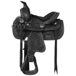 Floral Tooled 8" Kids Pony Western Horse Saddle Set Headstall Breast Collar. Fixed Price $224.99.
