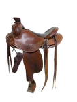 15.5 Inch Used Double Saddlery Western Trail 1072-11265. Fixed Price $2883.99.