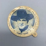 Dixie Lid Movie Stars Forrest Tucker Starring Rock Island Trail Abbotts Ice. Fixed Price $5.99.