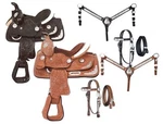 8" Miniature Horse Silver Show Saddle - Only Package Dark Light. Fixed Price $238.46.