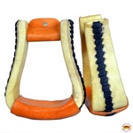 C-T102 Horse Western Saddle Rawhide Leather Stirrups Pair Hilason. Fixed Price $71.95.