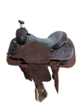 2-1414 15 Inch Used Western Circle Trinity Breakaway Roping Saddle Wide Tree. Fixed Price $3438.00.