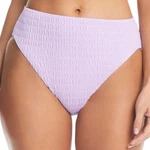 Bar Iii Women Tucker Up Textured High Waist Bikini Swimsuit Bottom Purple Size. Fixed Price $35.00.