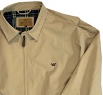King Ranch Saddle Shop Men's Harrington Jacket Windbreaker Xxl Tan Plaid Nwot. Fixed Price $109.97.
