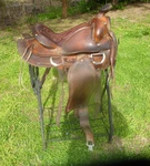 Vtg Southern Saddlery Chattanooga Tn 15" Western. Fixed Price $112.49.