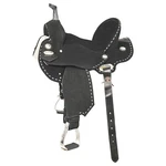 Hilason Flex Tree Western Horse Stud Trail Barrel American Leather Saddle Black. Fixed Price $599.95.