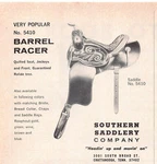 Southern Saddlery Company Barrel Racer Western Cowboy Style Vtg Print. Fixed Price $12.85.
