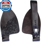 Challenger Horse Western Adult Tooled Brown Leather Replacement Saddle Fenders. Fixed Price $110.48.