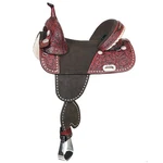 Hilason Western Treeless Trail Barrel American Leather Saddle For Horses. Fixed Price $749.95.