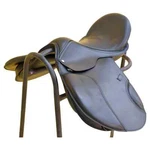 Black & Brown Leather Double Pad Treeless Gp All Purpose Horse Saddle Jumping. Fixed Price $250.00.
