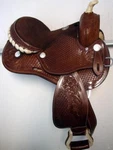 10" Kid Dark Oil Tan Barrel Racing Trail Pleasure Western Saddle Showman! Back!. Fixed Price $218.00.