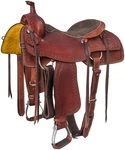 Western Ranch Saddle - Split Rail By Silver Royal 14",15",16" Or 17". Fixed Price $707.16.