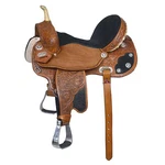Hs Hilason Flex Tree Western Horse Saddle American Leather Trail Barrel Tan. Fixed Price $749.95.