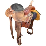 Used 15" Imperial Barrel Racing Saddle Code: C15TEXTANBRSTAR. Fixed Price $950.00.