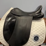Frank Baines Reflex Dressage Saddle 17.5 Black Long Flap. Fixed Price $1300.00.