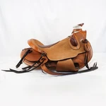 Unbranded Western Saddle 15" Seat In Brown Leather With Silver-tone Hardware. Fixed Price $439.97.