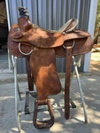 Matt Tyler Pro Roper Longhorn Western Saddle. Fixed Price $800.00.