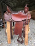 Tucker Brown Leather Pleasure/trail Saddle 17 In Traditional Western Horse. Fixed Price $2000.00.