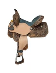 Silver Royal Western Saddle Youth Skylar Barrel Floral 10 Brown SR785Y. Fixed Price $569.83.