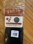Whiting Farms Silver Quarter Saddle Black. Fixed Price $45.00.
