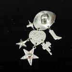 Premier Designs Silver Tone Cowboy Hat Pin Brooch Saddle Boot Star Steer. Fixed Price $17.99.