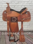 Western Ranch Saddle Premium Quality Full Grain Leather Horse With Set. Fixed Price $490.00.