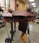 Custom Saddles Jones Handmade 16" Western Roping (05RIE26CA). Fixed Price $499.99.
