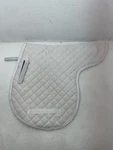 New Tough 1 Equiroyal White English Contour Saddle Pad #30-920 FF-604. Fixed Price $38.70.