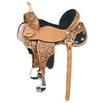 Hs Hilason Flex Tree Western Horse Saddle American Leather Trail Barrel Tan /. Fixed Price $749.95.