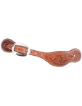Martin Saddlery Spur Straps Alpine Flower Leather Chestnut Ssrwcaf. Fixed Price $102.55.