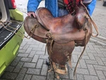Antique W.d. Allison Western Saddle Montrose Colorado Early 1900S Ranch. Fixed Price $695.00.