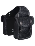 Tough Saddle Bag Floral Tooling Adjustable Buckle Leather 61-9915. Fixed Price $151.83.