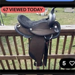 Abetta Synthetic Brown Pleasure Trail Traditional Western Saddle. Fixed Price $365.00.