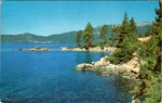 1960 Crystal Clear Lake Tahoe Postcard Mastichrome Colourpicture Ikea Message. Fixed Price $6.74.