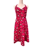 J Crew Women's Pink Embossed Circle Cotton Line Halter Dress Size 6. Fixed Price $22.00.