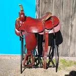 16" Used Hr Full Slick Out Ranch Cutter Saddle. Fixed Price $1995.00.