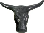 Tough 1 Steer Head, Black. Fixed Price $65.00.