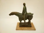 After Marino Marini 14/30 Man Horse Bronze Sculpture Signed Numbered. Fixed Price $521.25.