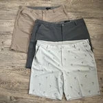 3-GREG Norman Ultimate Comfort Perf Shorts Mens 44 Stretch Shark Stone Tan Gray. Fixed Price $40.99.