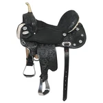 14 In Hilason Flex Tree Western Horse Saddle American Leather Trail Barrel. Fixed Price $749.95.