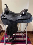 16.5" Circle Y Park And Trail Black Western Saddle. Fixed Price $799.98.