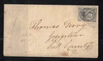 Canada #5D Used Fine On Rare Cover To Scott County Ny Usa **with Certificate**. Fixed Price $995.00.