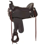 T93-721-9211-12 Tucker Big Bend Trail Saddle 17.5 Inch Wide Tree Brown New. Fixed Price $3550.00.